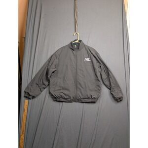 Alcatraz Men's Windbreaker.‎ Black Size Medium Full Zip